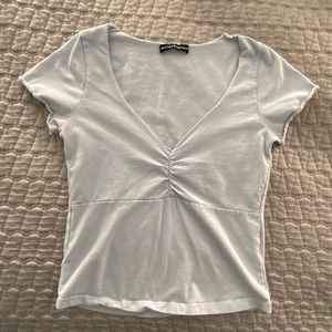 Brandy Melville Gina Top Light Blue One Size